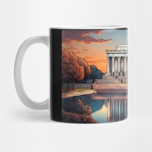 Lincoln Memorial at Sunset Mug